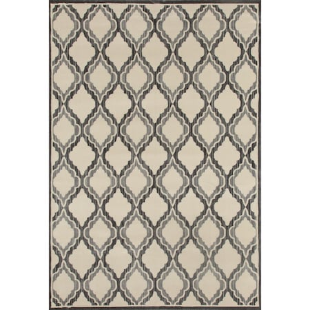 Art Carpet 8 X 11 Ft. Milan Collection Hopscotch Woven Area Rug, Gray 24613